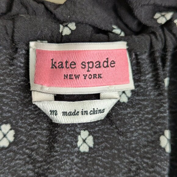 Kate Spade Mini Flora Tie-Neck Blouse - Picture 8 of 11